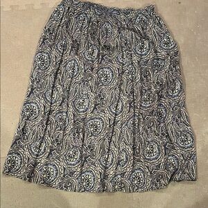 Paisley Rayon Skirt